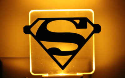 DIY 3D Printed Superman Night Light Design