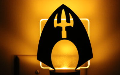 DIY 3D Printed Aquaman Night Light Design