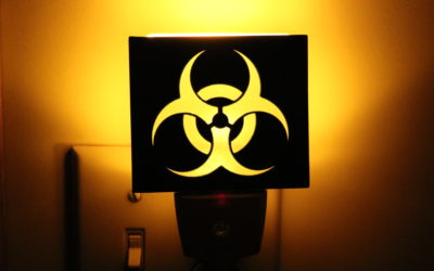 DIY 3D Printed Biohazard Symbol Night Light Design
