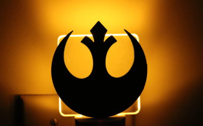 DIY 3D Printed Star Wars Rebel Alliance Logo Night Light Design