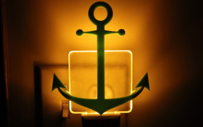 DIY 3D Printed Sailors Anchor Night Light