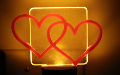 DIY 3D Printed Valentines Night Light Designs