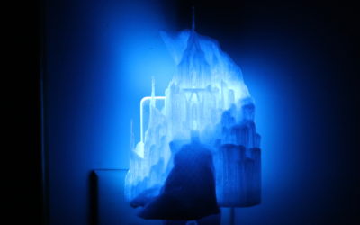 DIY 3D Printed Frozen Castle Night Light Design